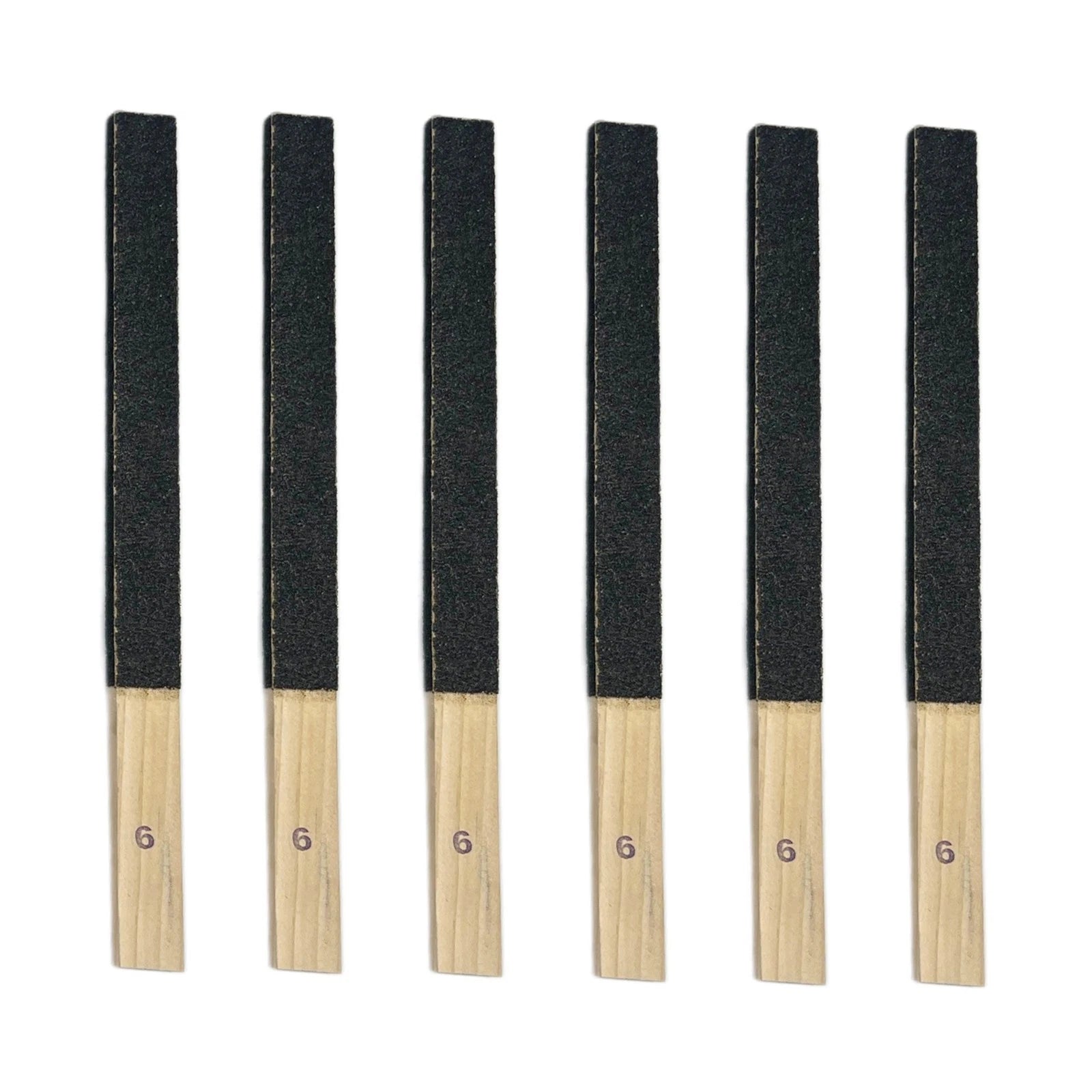6 Pack 9-1/2" X 3/4" Grit 6 Polishing Paper Emery Sticks - Jewelry