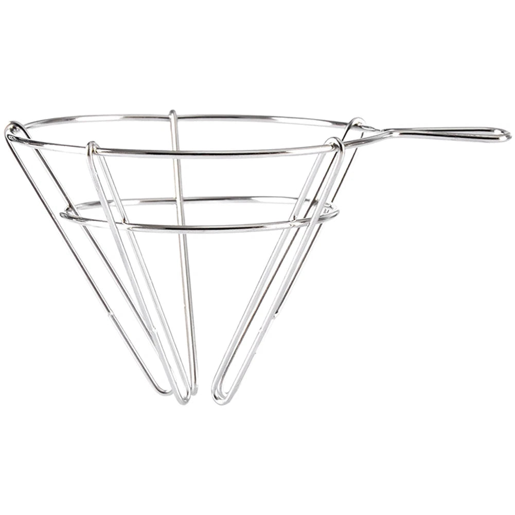 Sturdy Metal Coffee Filter Dripper With Comfort Grip Handle For Daily