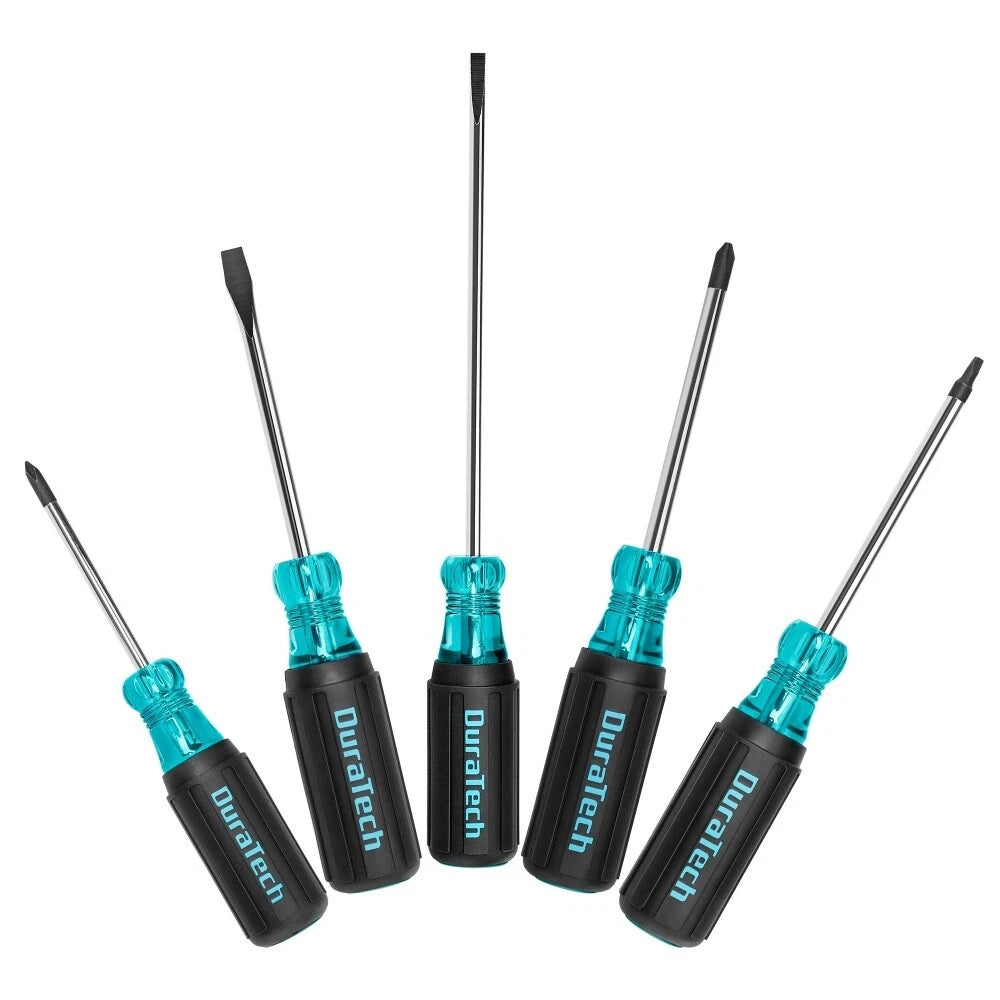 Duratech Screwdriver Set 2 Phillips 2 Flathead 1 Square Head Screw