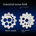 Thread Gauges For Metric And British Screws With Comprehensive