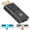 4k Ultra Hd Dp Male To Female Hdmi Compatible Video Audio Adapter