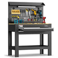 WORKPRO 45" Heavy-Duty Workbench with Storage 800 LBS Work Bench For Garage USA