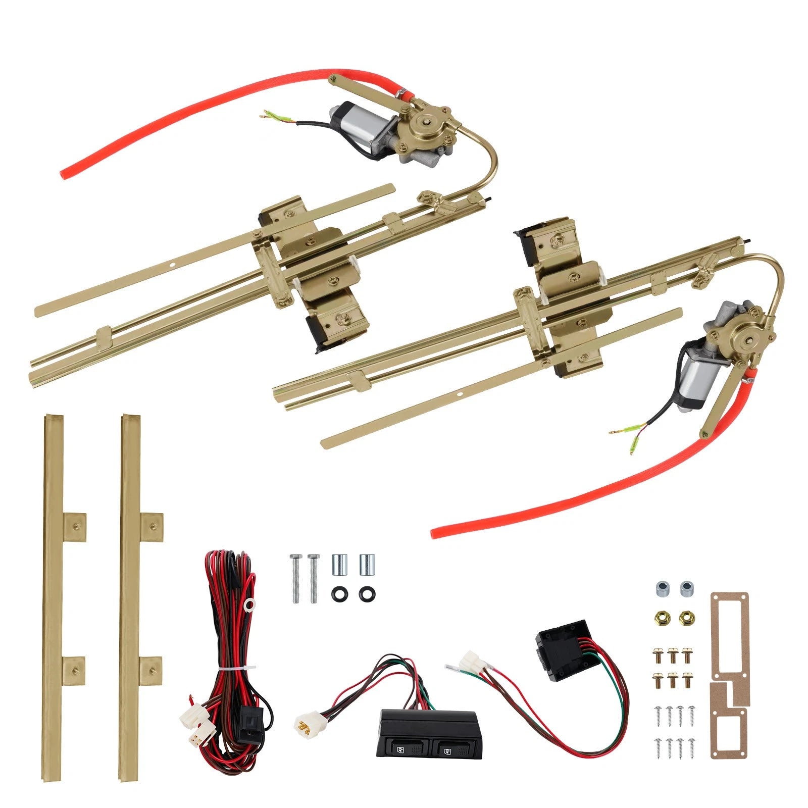 Universal 2 Door Power Window Kit for Muscle Cars and Hot Rods