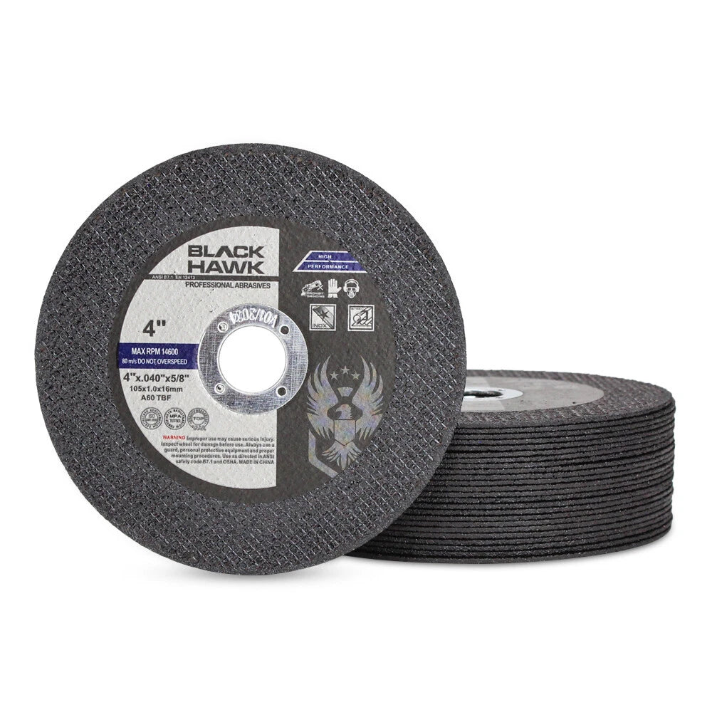 100 Pack 4"x.040"x5/8" Cut off Wheel - Metal &amp; Stainless Steel Cutting Discs