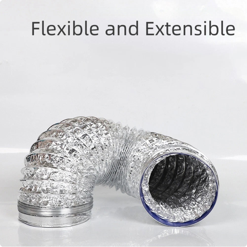 Retractable Aluminum Foil For Exhaust Duct 80 100 110 150 200mm For