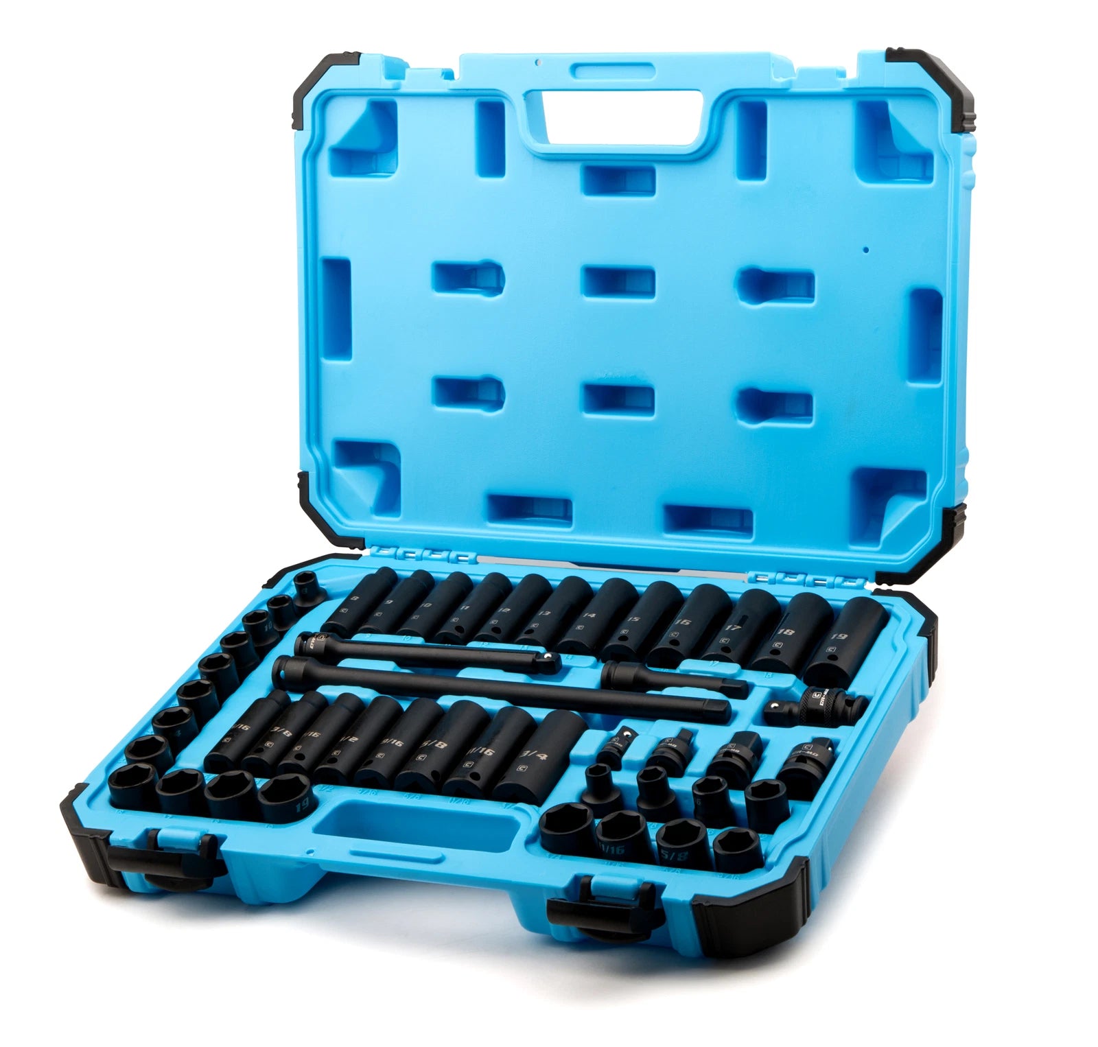 Capri Tools 3/8 In. Drive Master Impact Socket Set, Metric And Sae,