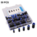 Pneumatic Connector Solutions Pack of 50 Straight Push Types AvailableOpens in a