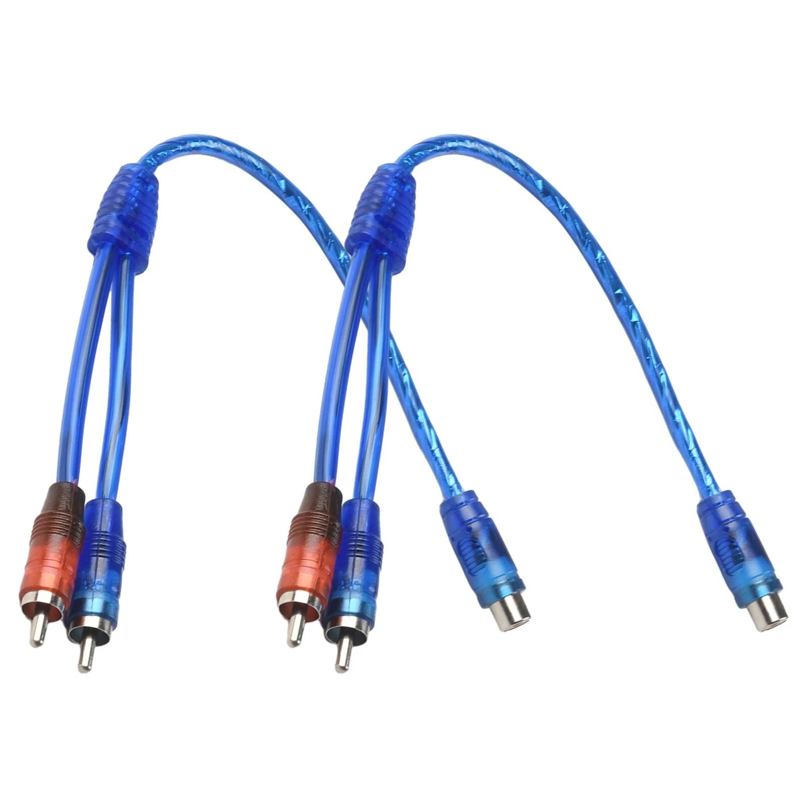 New Pro 12 Inchs Home Audio Y Splitter Cable Adapter For 2 Males To