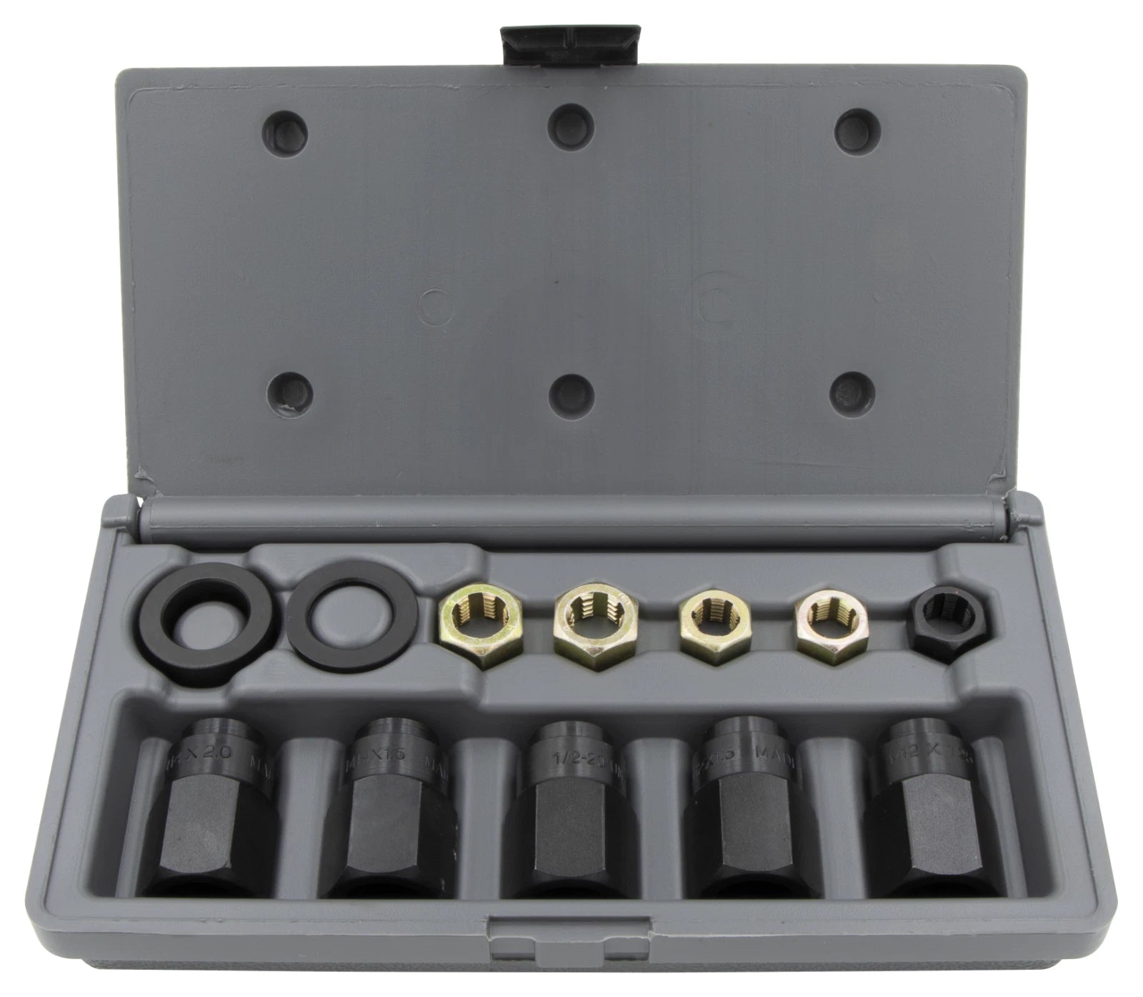 Lang Wheel Stud Installer Kit 1/2" W M12 M14 Dies 802 Usa