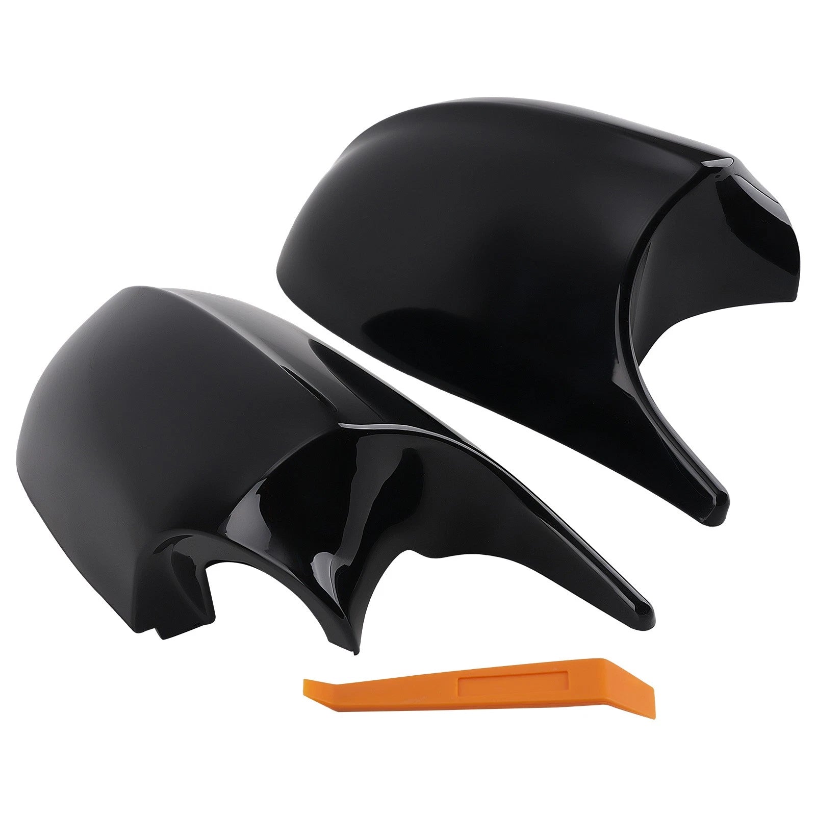 Side Mirror Cover Caps for BMW E90 E91 E92 E93 2008-2013 51167205291 Black Pair