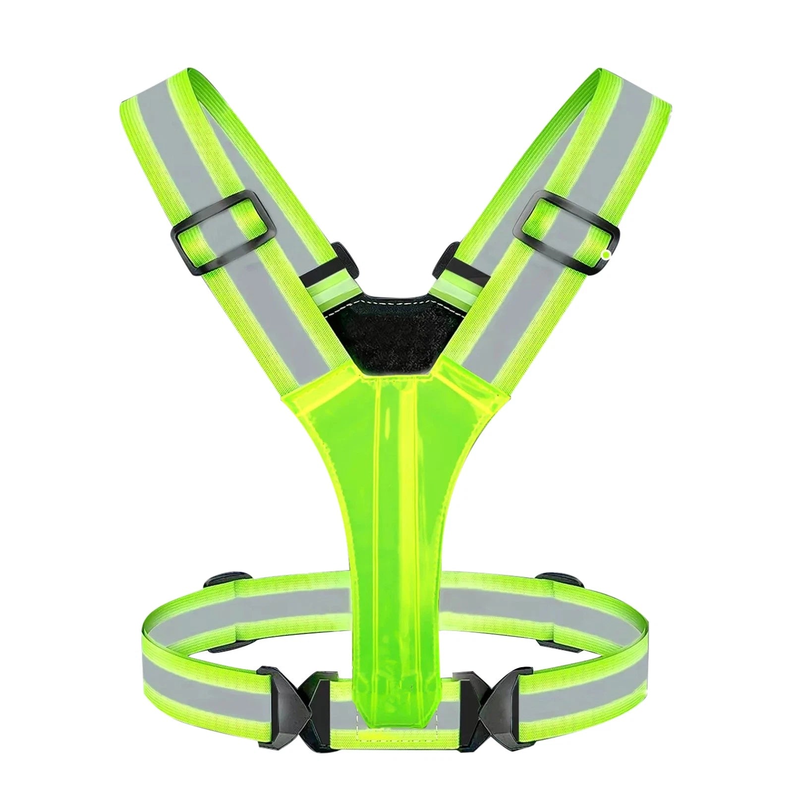 Led Reflective Vest Usb Rechargeable Light Up Running Rainproof High