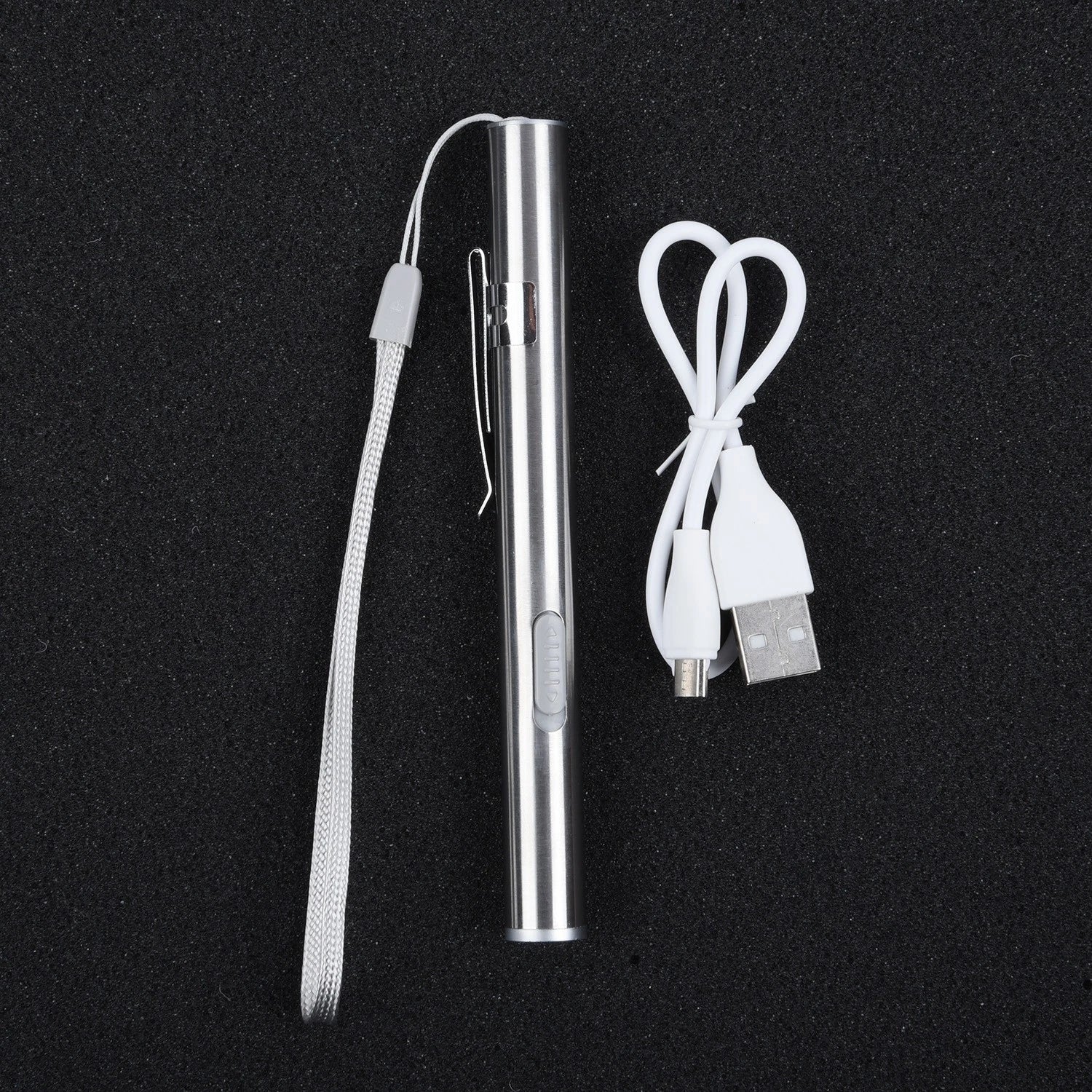 Pen Flashlight Led Pencil Torch Rechargeable Light Lamp Camping Useful