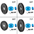 1 Set High Speed Gear With Mount For Tamiya Tt-02 Rc Car Upgrade Part