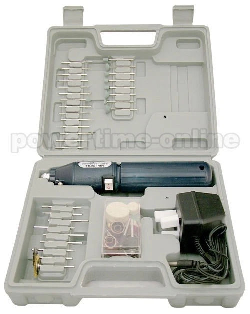 Cordless Dremel Type Mini Rotary Hobby Drill Tool + Case