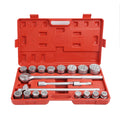 21PC 3/4" DR METRIC SOCKET Wrench Set Ratchet, Breaker Extension Bar 12-Point US