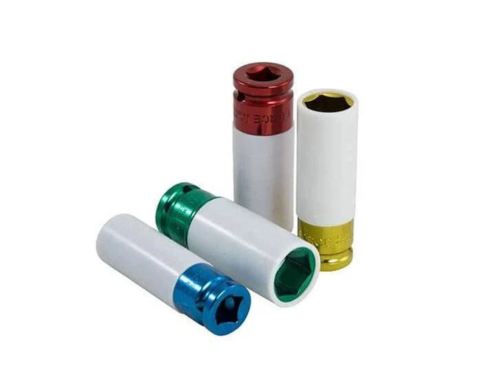 Force 1/2" Dr. Colored Mag Wheel Nut 6pt 85mml Deep Impact