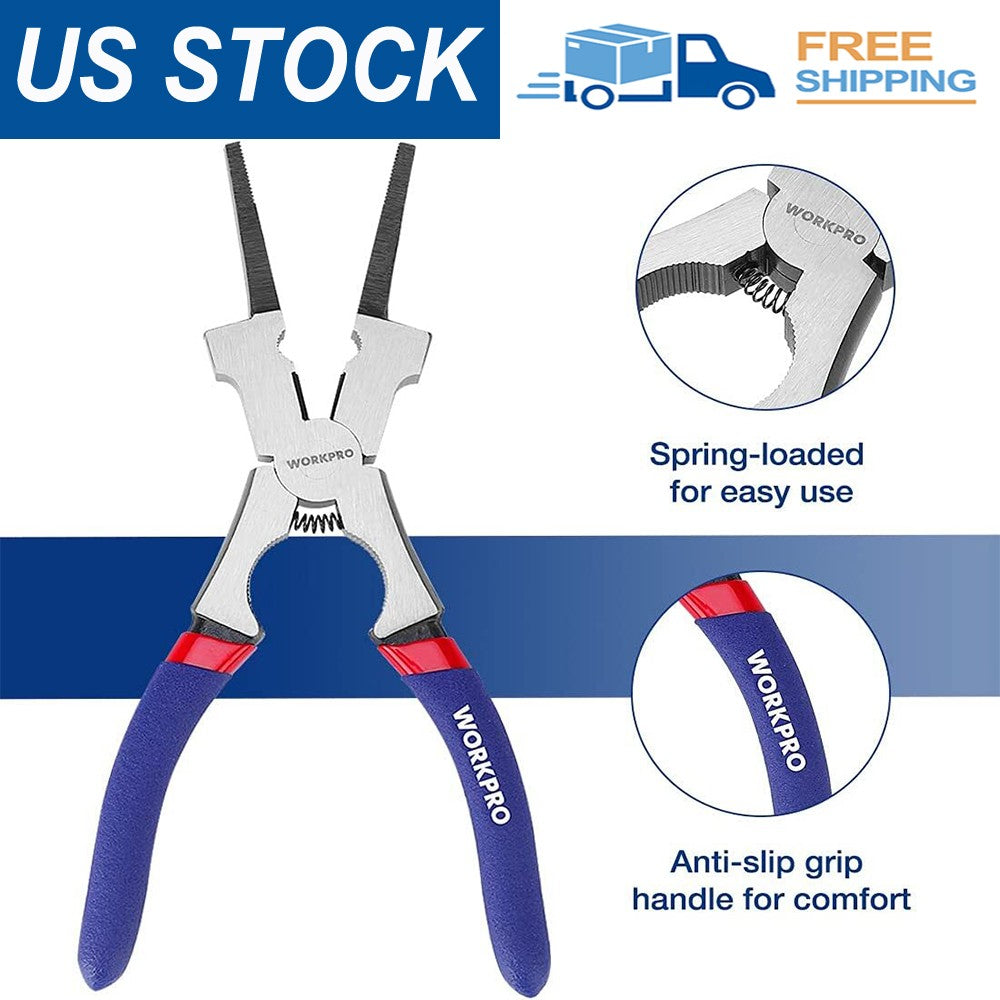 WORKPRO 8" Welding Pliers Steel Multi-Functional by WORKPRO