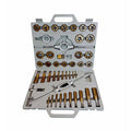 Tap & Die Set Titanium Coated Sae Standard Coarse Threads Handle