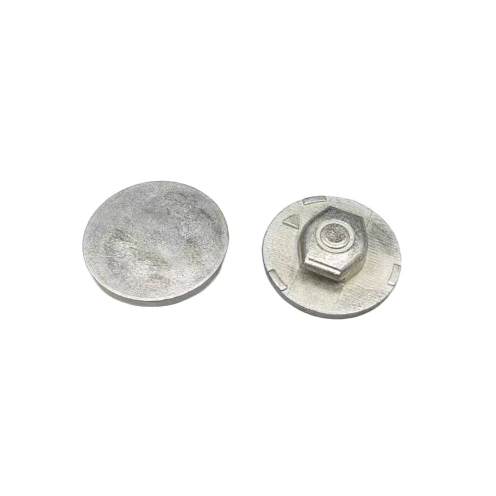 Retaining Plate Metal Construction Silver Finish Non-deforming Quick