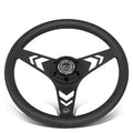 330mm 1" Dish Wheel Nrg 3-spoke Black All Aluminum | Built Supply Co