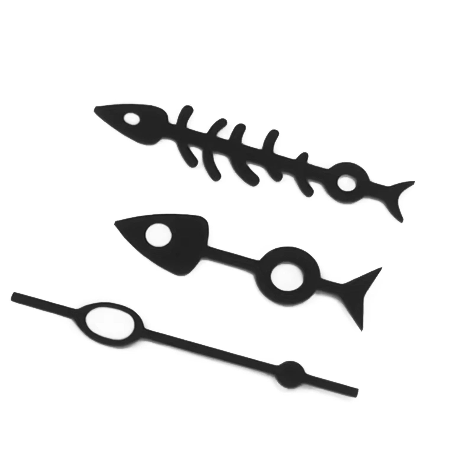 Steel Green Luminous Fish Bone Watch Hands Pointer Needles For