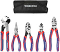WORKPRO 5-Piece Pliers Set with Storage Pouch by WORKPRO