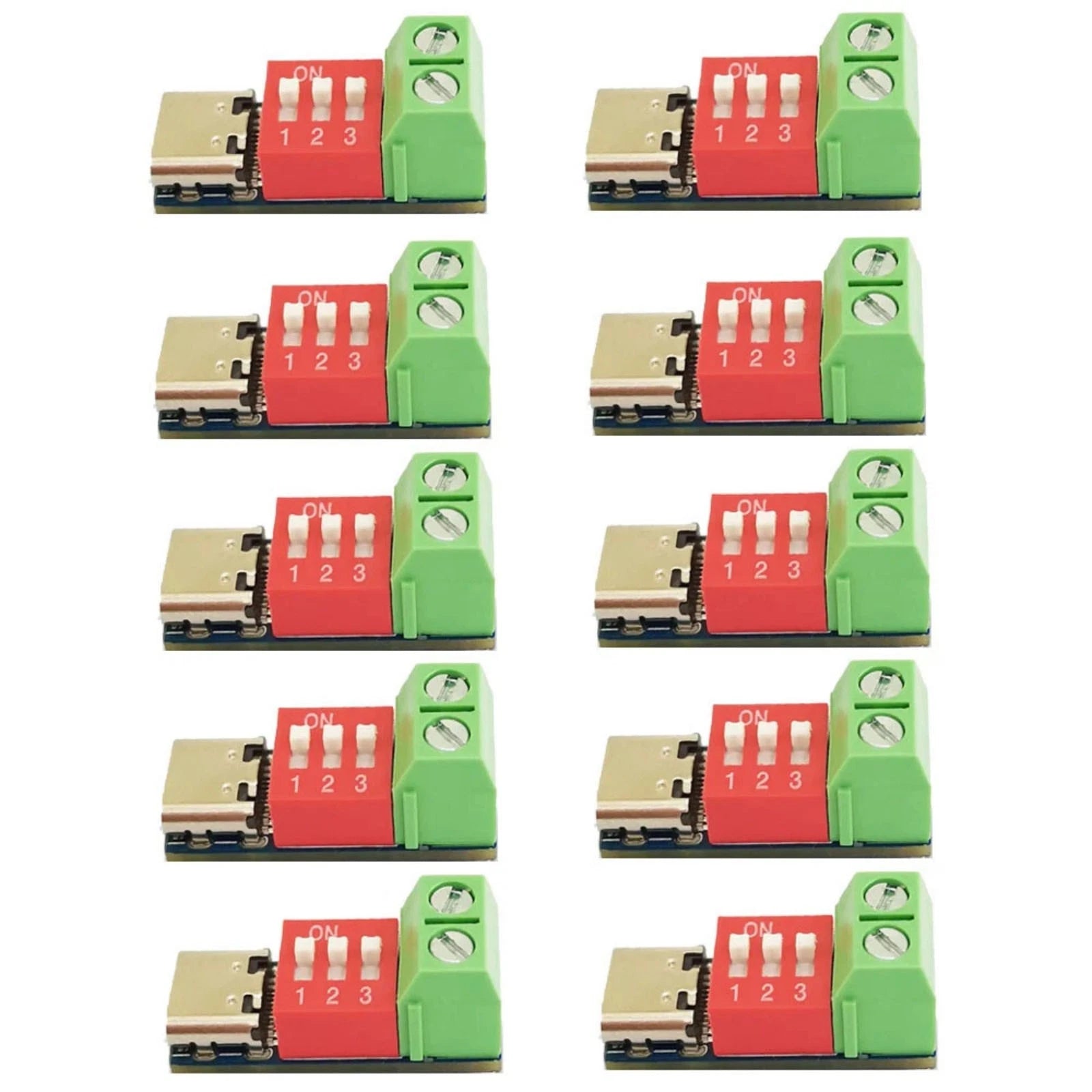 Usb-c Pd Trigger Module 100W Fast Charge Adjustable Voltage 4-22V