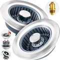 2 Pack Sink Drain Strainer, Sink Stopper, 3 in 1 Stainless Steel