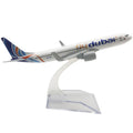 1/400 Scale Dubai Airplanes B737 Model Airplane Alloy Plane Model
