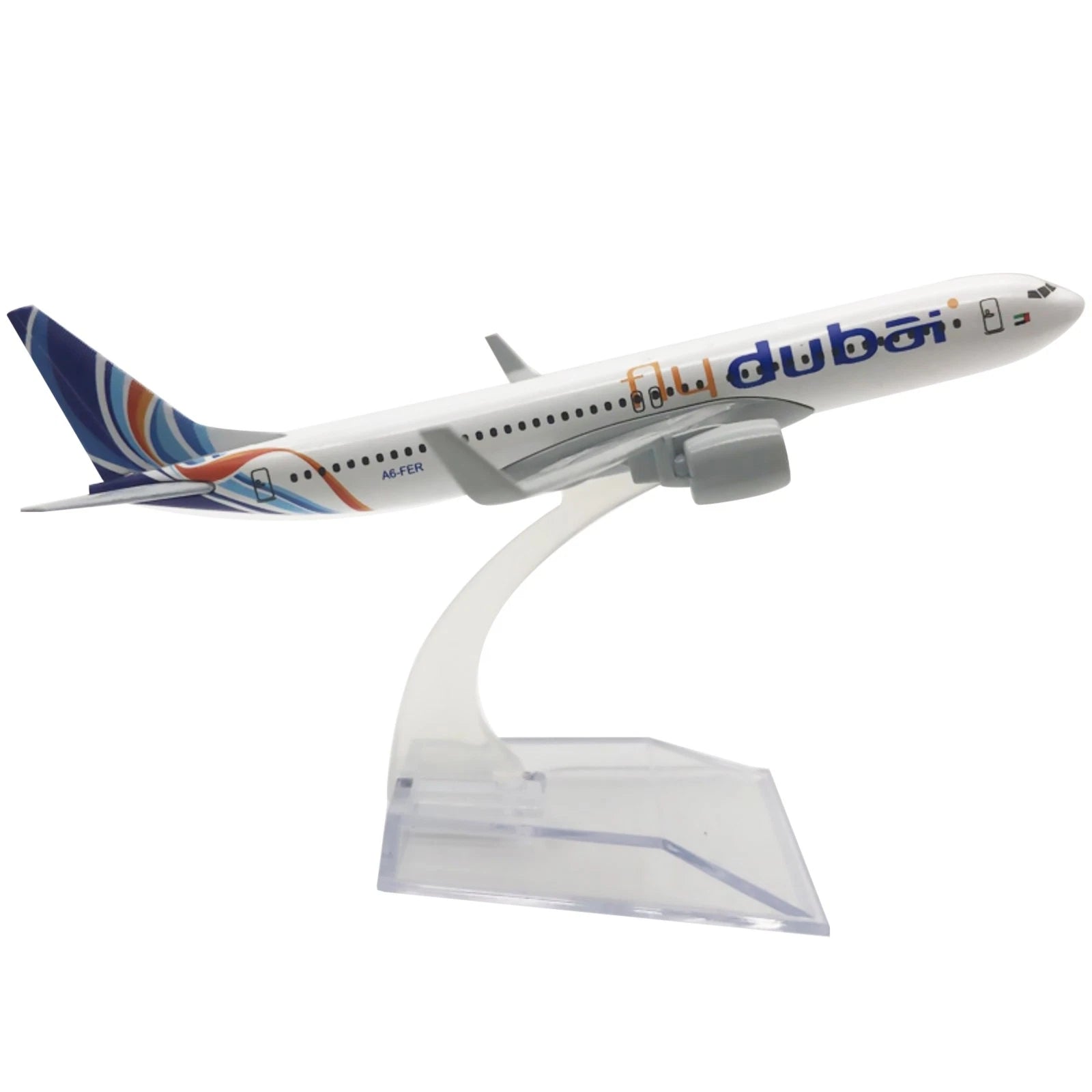1/400 Scale Dubai Airplanes B737 Model Airplane Alloy Plane Model