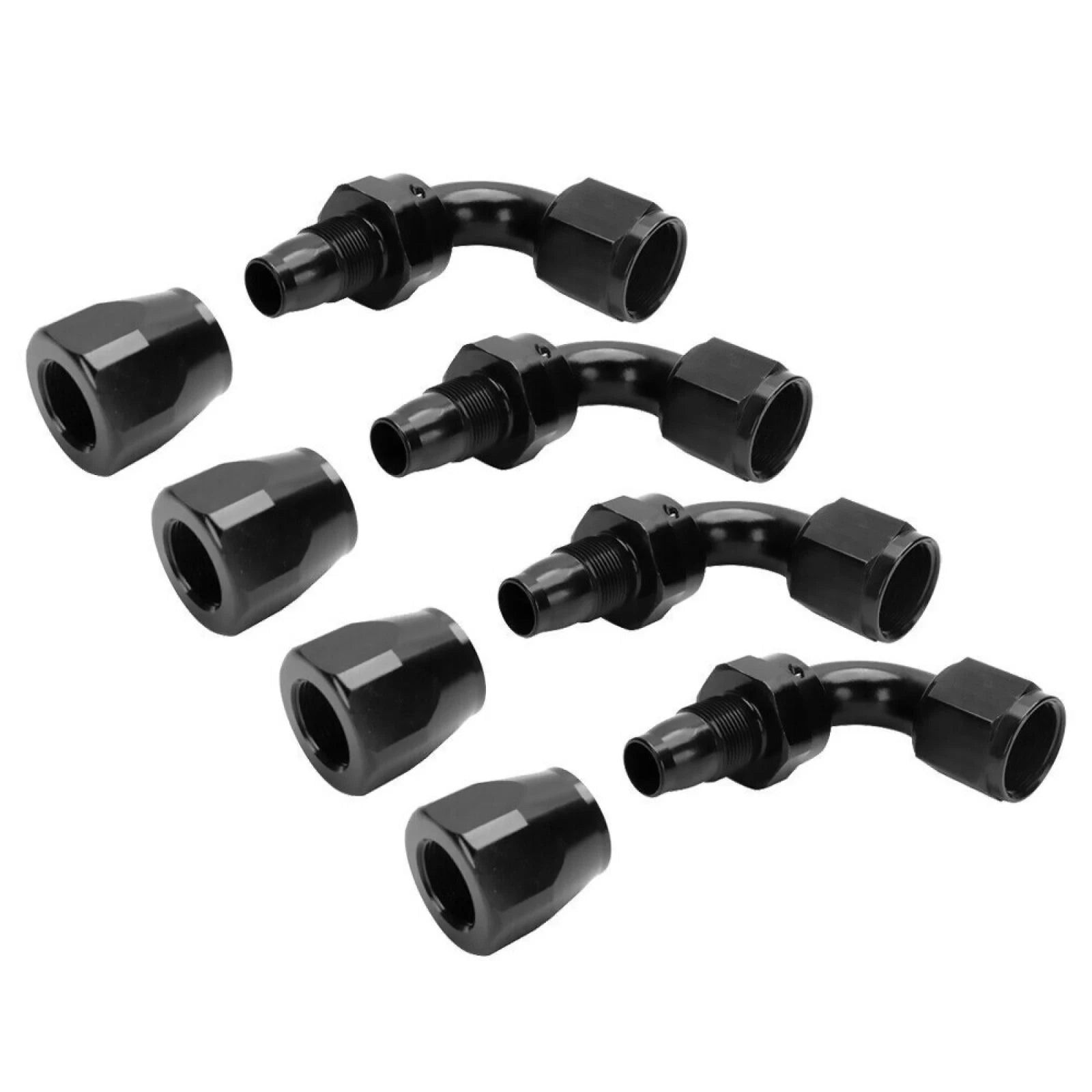 6an An-6 90 Degree Oil Fuel Swivel Hose End Fitting Oil Hose End