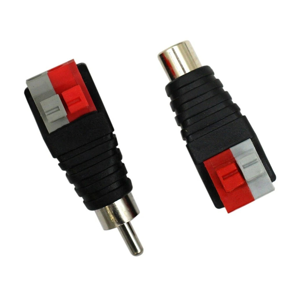 Specially Designed Male Female Connector Adapter For Speaker Wire Av