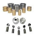 Set Of 2 Swedish Wrap Die Set With Brass Plungers 6 Push Rods &