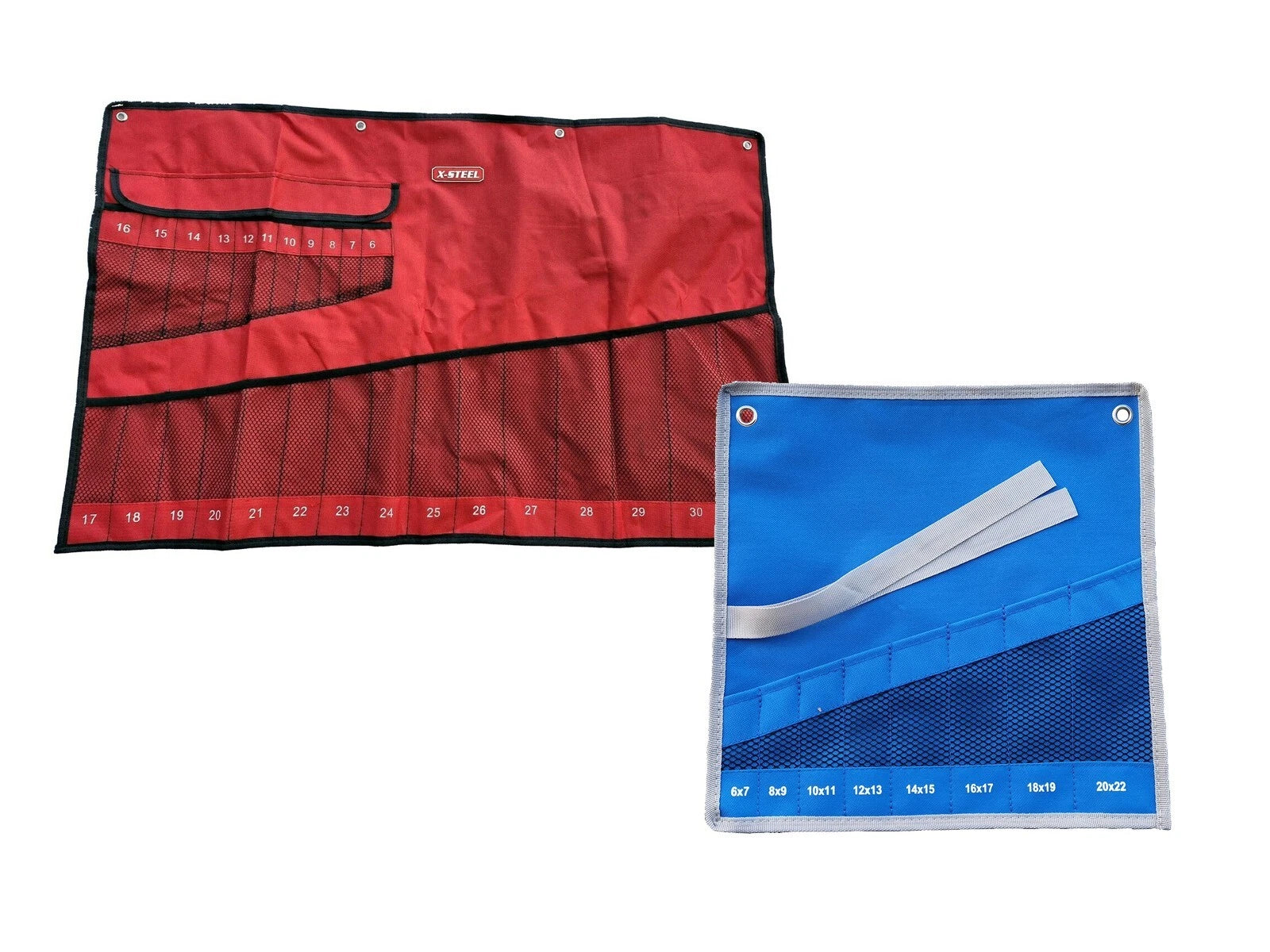 Canvas Roll Pouch F 26 Size Ratchet Gear Spanner+6-22mm Offset Ring