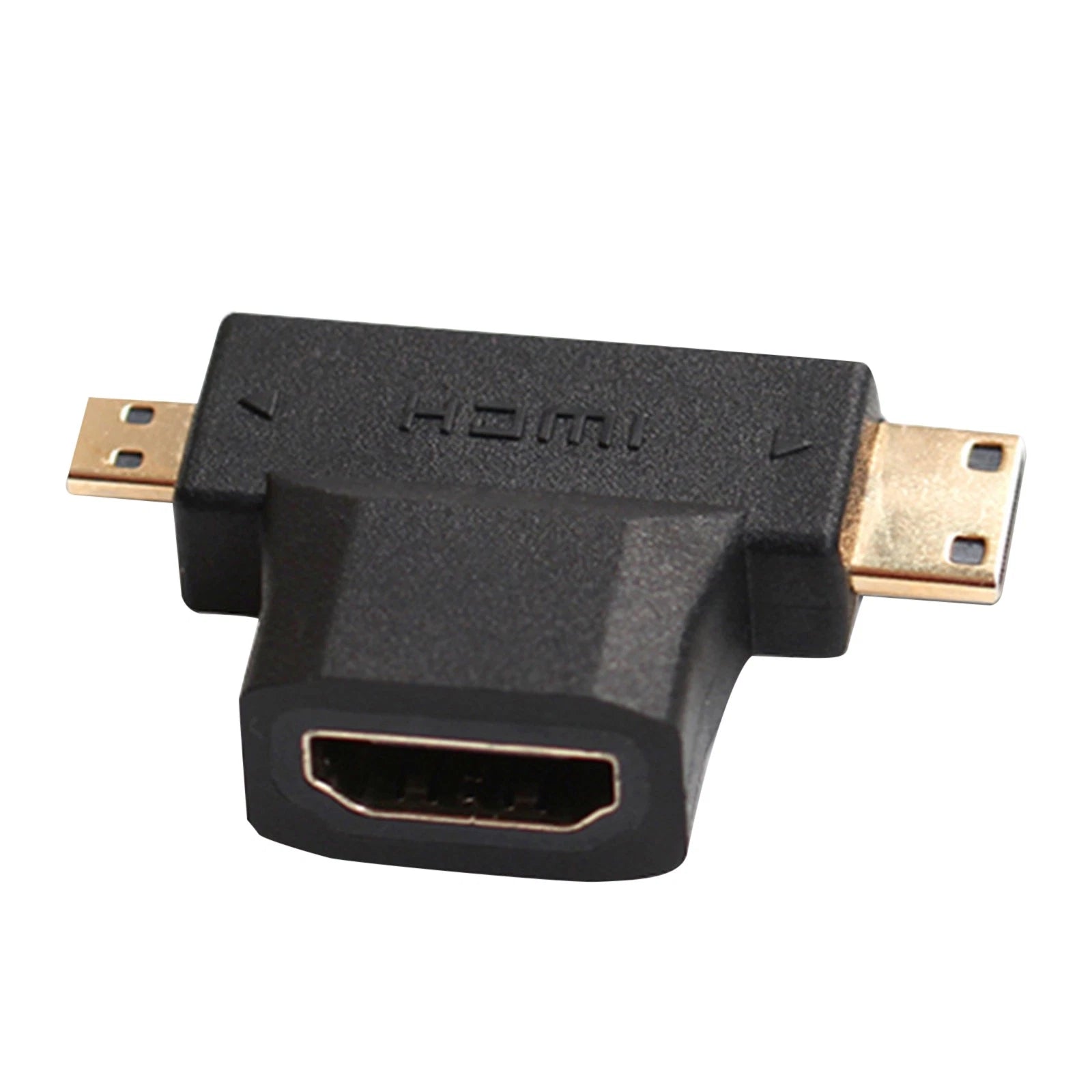 2 In 1 Hdmi Female To Micro/mini Hdmi-compatibl<wbr/>e Male Adapter