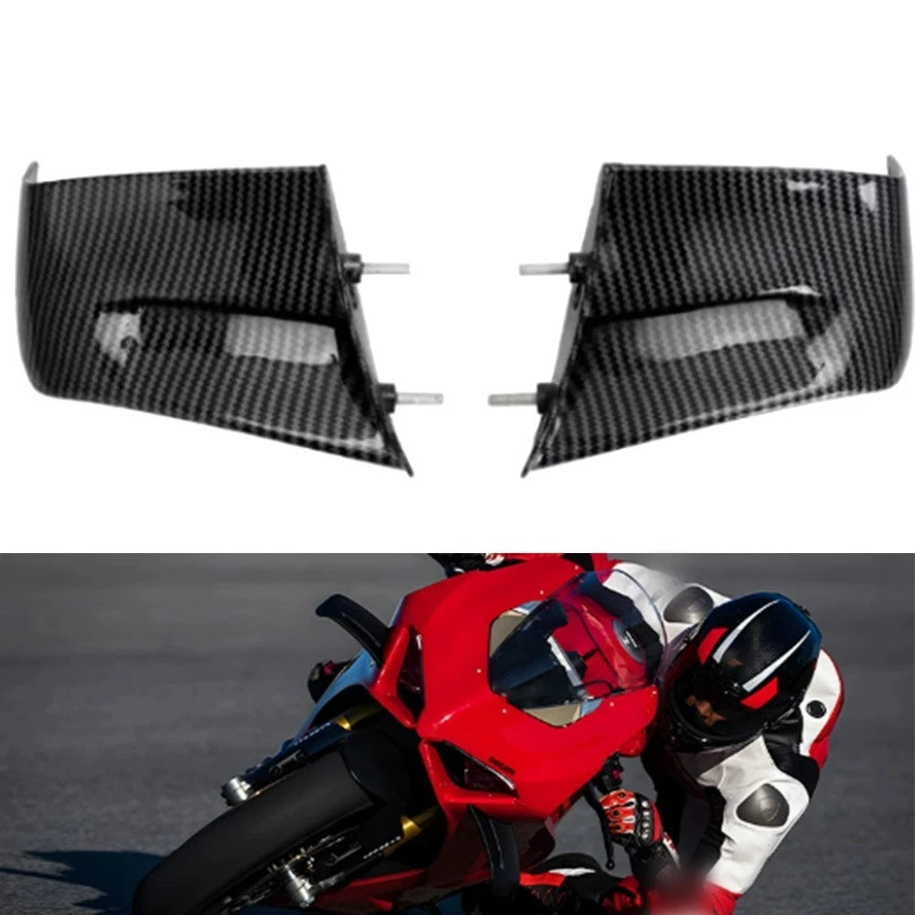 Motorcycle Winglets Fairing Side Panels Enhanced Aerodynamics