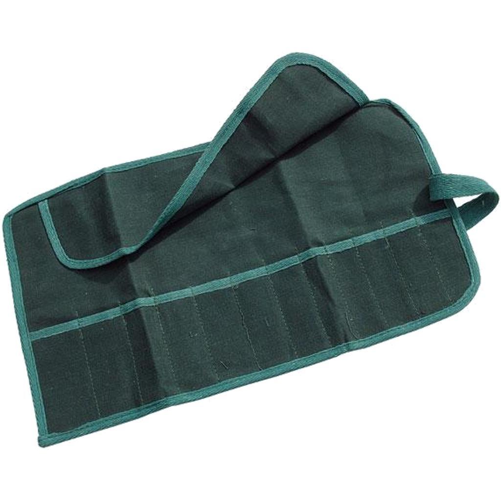 Neilsen 12 Pocket Canvas Tool Roll For Chisel Screwdrivers Storage