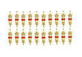 20pcs Stem Cores Car Bike Tyre Valve Repair Tool
