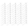 8 Inch Gloss White Metal Wire Gridwall Hooks Panel Display Hanger