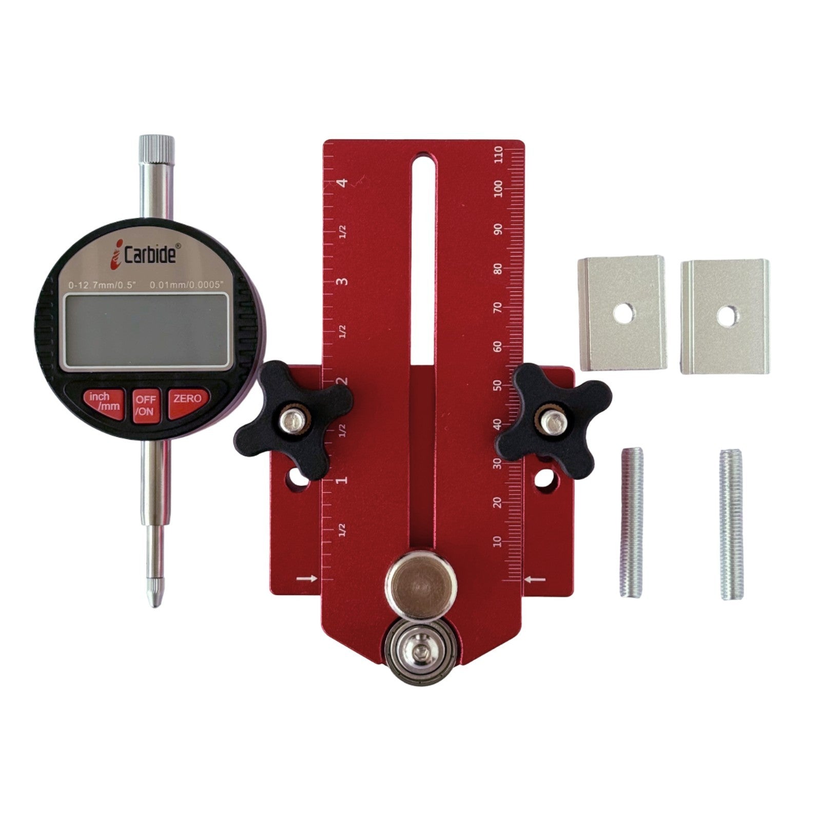 Thin Rip Jig Table Saw Jig Guide with Digital dial Indicator