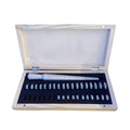 Wedding Ring Gauge Kit 7mm Us Std. Sizes 1-15 With Wooden Box -