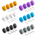 12mm Hex Wheel Hub Adapter+axle Pin For Traxxas 1/16 E-revo Slash 4wd