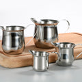 Stainless Steel / Coffee Frothing Jug Frother For Latte Container