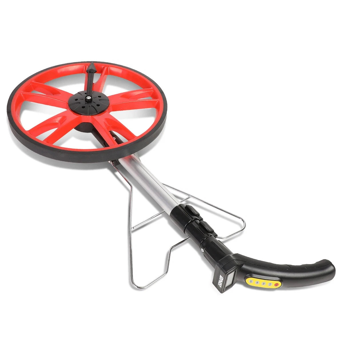 Telescoping Handle Led Digital Long Distance Measuring Wheel Road