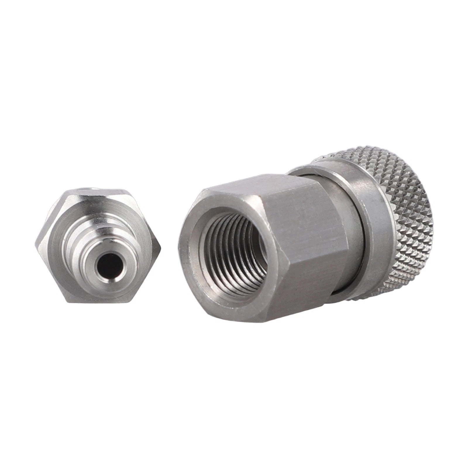 Quick Release Connector Set With Male And Female Components For 1/8