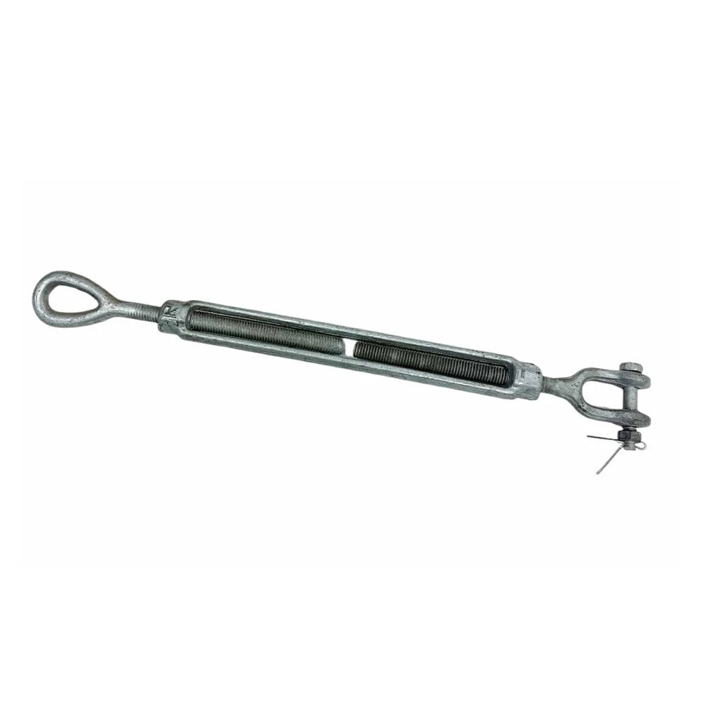 Hot Dip Galvanized Drop Forged Jaw Eye Turnbuckle Pulley 1/2" X 9" ,