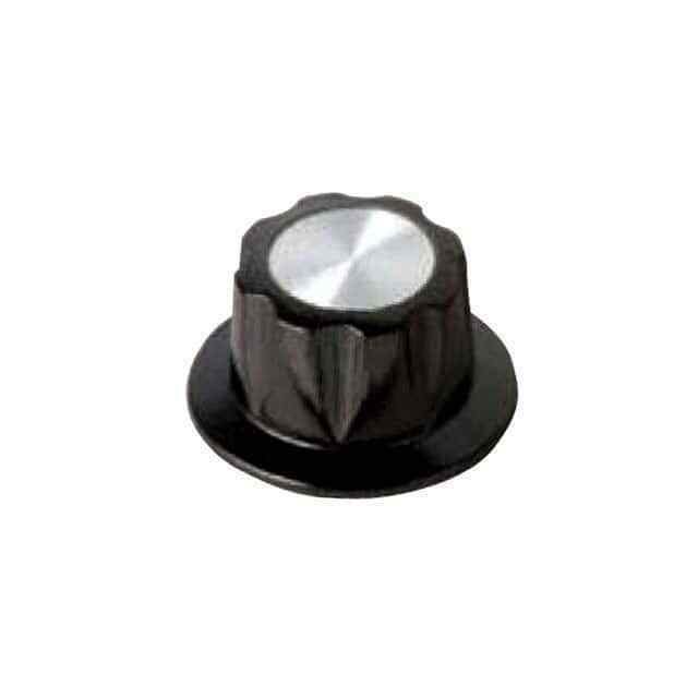 Fluted Knob with Skirt 0.258" Phenolic