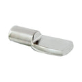 1000 Pack 1/4 Inch Pin Spoon Shaped Shelf Support Nickel Plated