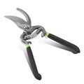 Bypass Garden Hand Curved Jaw Vinyl Grips Pruners Thick Branch Shears