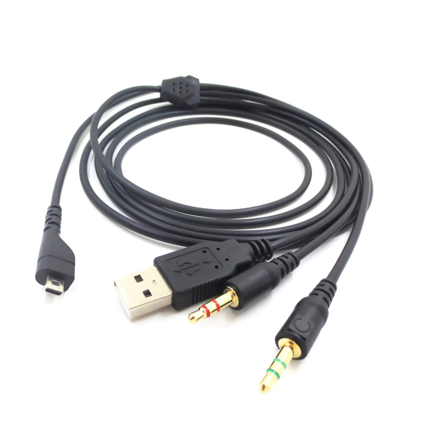 2m/6.5ft Usb Headphone Ofc Audio Cable Cord For Steelseries Arctis